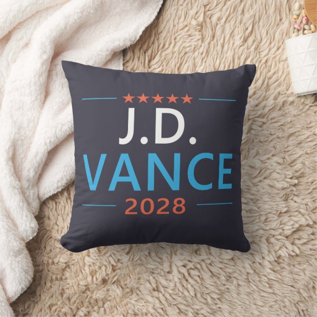 Cojín Decorativo JD Vance 2028 Patriótico Republicano (Manta)