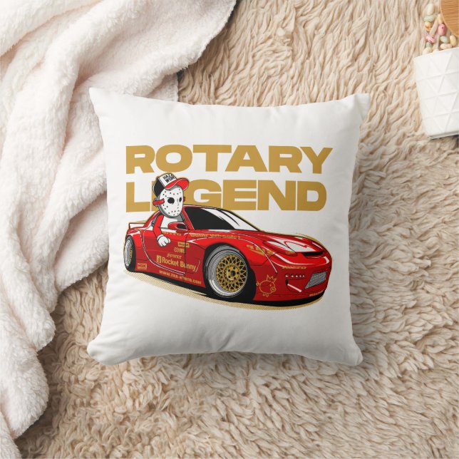 COJÍN DECORATIVO JDM RED ROTARY DRIFT LEGEND (Manta)