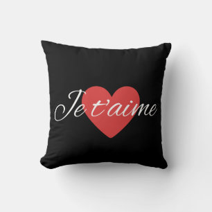 Cojín Decorativo Je t'aime Romantic Heart