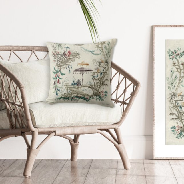 Cojín Decorativo Jean-Baptiste Pillement Vintage Chinoiserie Art (Subido por el creador)