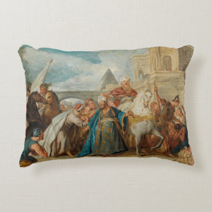 Cojín Decorativo Jean-Francois de Troy - El triunfo de Mordecai