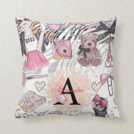 Cojín Decorativo Jefe Chica personalizado de lujo