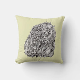 Cojín Decorativo Jefe cosmográfico, por Brian Benson