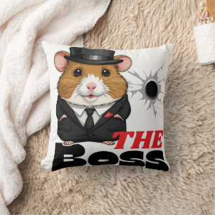Cojín Decorativo Jefe Hamster Kawaii