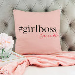 Cojín Decorativo Jefe y nombre de Chica rosado moderno | mejor rega<br><div class="desc">Presentamos la colección Modern Pink Chica Boss & Name en Zazzle! Esta moderna y elegante colección es perfecta para todas las mujeres fuertes e independientes que están cambiando de carrera y haciendo una declaración. Ya sea que seas un jefe chica o que busques un regalo fabuloso para uno, esta colección...</div>