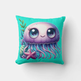 Cojín Decorativo "Jellyfish and Starfish Buddies"