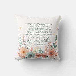 Cojín Decorativo Jeremías 29:11