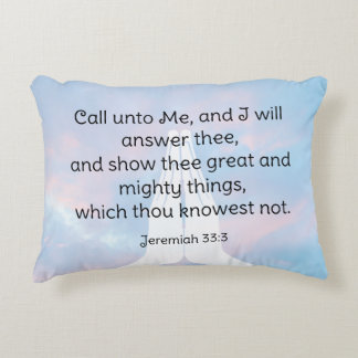 Cojín Decorativo Jeremías 33:3