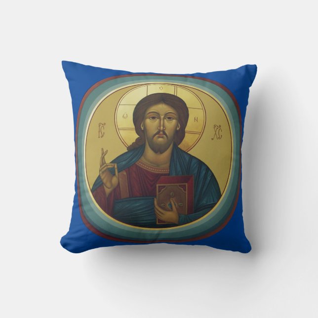 Cojín Decorativo Jesucristo Pantocrátor  (Anverso)