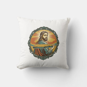 Cojín Decorativo Jesús Avergonzado Tropezando Superficie Plana Clús