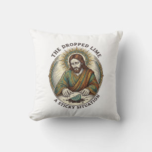 Cojín Decorativo Jesús Dejó Cuña De Lima Suelo Sucio Tequila Fiesta