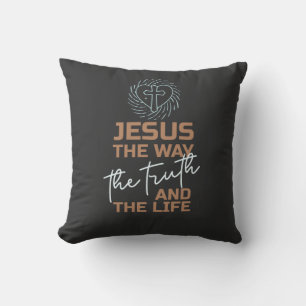 Cojín Decorativo Jesús El Camino La Verdad Y La Vida