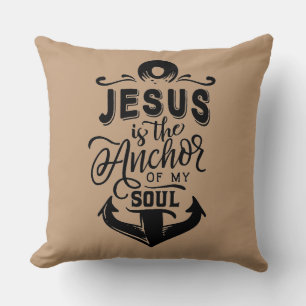 Cojín Decorativo Jesús es el ancla de mi alma