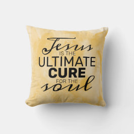 Cojín Decorativo Jesús es la cura definitiva para el alma