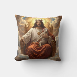 Cojín Decorativo Jesus In the kingdom of Heaven Throw pillow