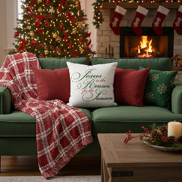 Cojín Decorativo Jesus is the reason throw pillow