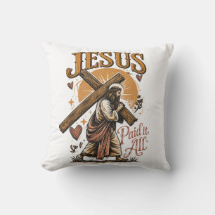 Cojín Decorativo Jesús lo pagó todo
