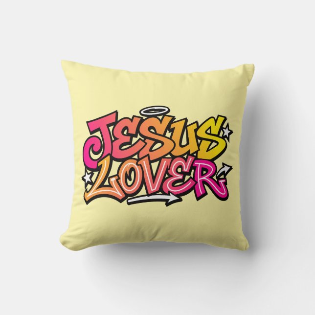 Cojín Decorativo Jesus Lover (Anverso)