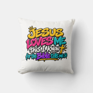 Cojín Decorativo Jesús me ama