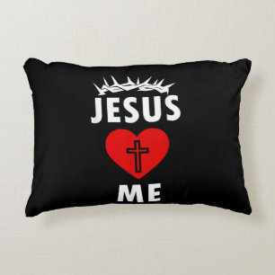 Cojín Decorativo Jesús me ama Cristiano Religioso