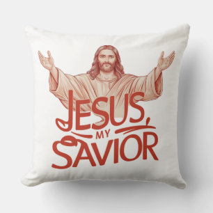 Cojín Decorativo Jesús mi salvador