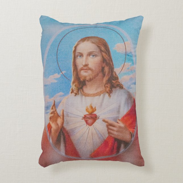 Cojín Decorativo Jesus prayer traditional pillow (Frente (Vertical))