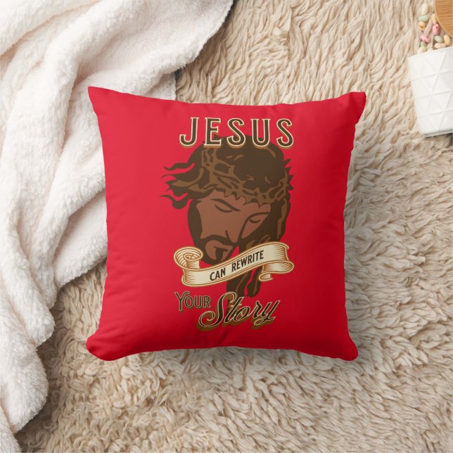 Cojín Decorativo Jesús Puede Reescribir Su Historia (Manta)