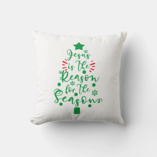Cojín Decorativo Jesús Reversible Es La Razón De La Temporada