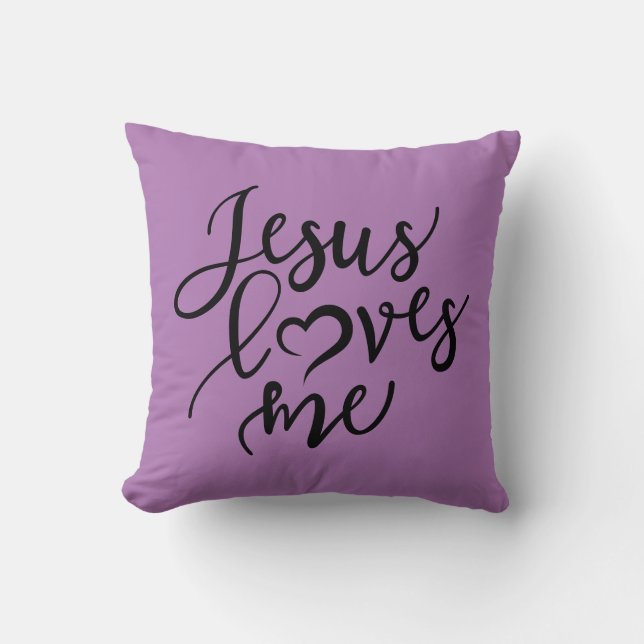 Cojín Decorativo Jesús Reversible Me Ama (Anverso)
