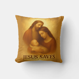 Cojín Decorativo Jesús salva regalos cristianos únicos Cristianos 