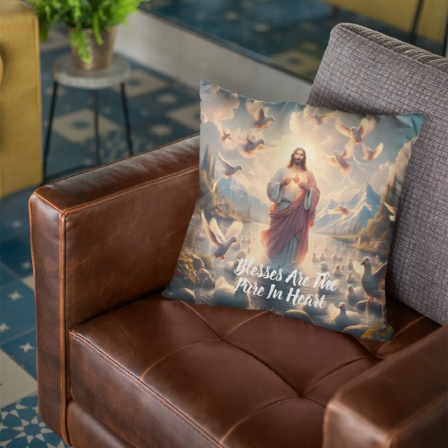 Cojín Decorativo Jesús Serene el cielo de los pavos (Subido por el creador)