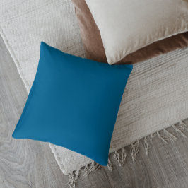 Cojín Decorativo Jetsetter Moderno de Mitad de Siglo Azul