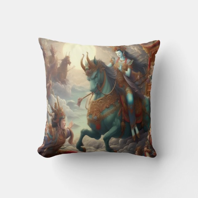 Cojín Decorativo Jinete Oni (Anverso)