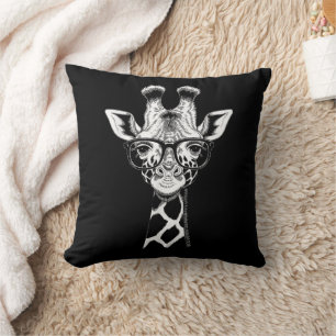 Cojín Decorativo Jirafa Divertida Gráfica Casual Verano Divertido L