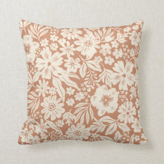 Cojín Decorativo Joanie Terracotta Floral Pillow