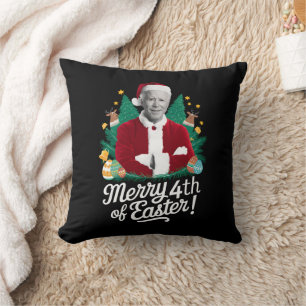 Cojín Decorativo Joe Biden Navidades Santa Merry 4 De Noches De Pas