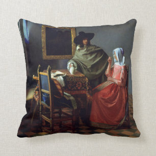 Cojín Decorativo Johannes Vermeer The Wine Glass