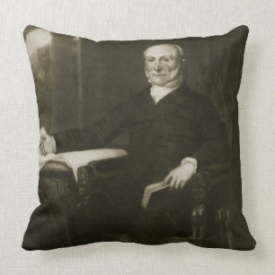 Cojín Decorativo John Quincy Adams, 6to presidente del Sta unido