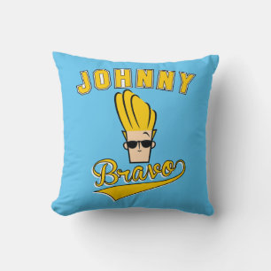 Cojín Decorativo Johnny Bravo Collegiate Graphic