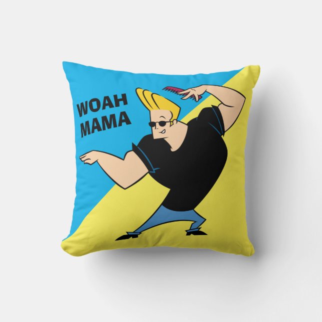 Cojín Decorativo Johnny Bravo Combing Hair (Anverso)