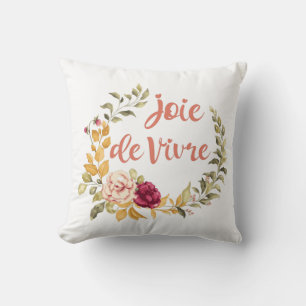 Cojín Decorativo Joie de Vivre French Saying