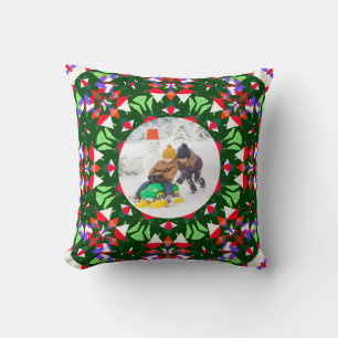 Cojín Decorativo Jolly Festive Personalizado Navidades Fotografía