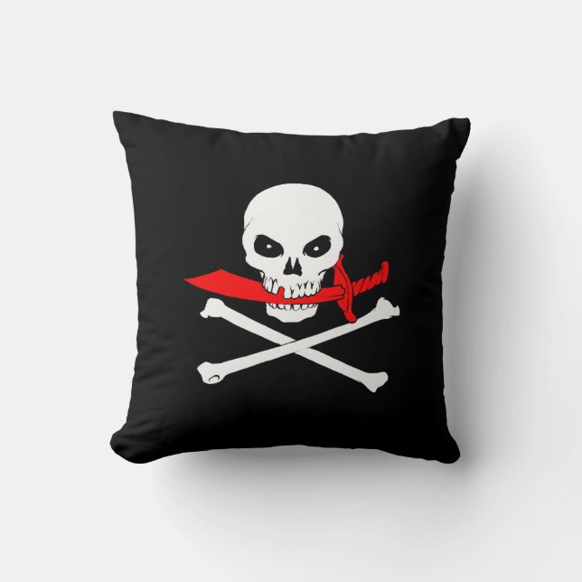 Cojín decorativo Jolly Roger (Cutlass) (Anverso)