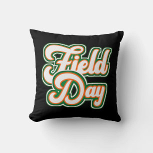 Cojín Decorativo jornadas de campo naranja juegos de campo adultos