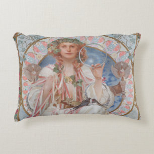 Cojín Decorativo Josephine Crane Bradley como Lavia de Alphonse Muc