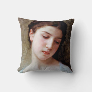 Cojín Decorativo Joven Chica, Bouguereau