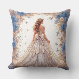Cojín Decorativo Joven elegante con vestido formal