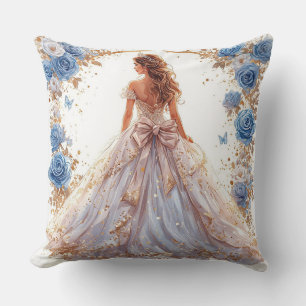 Cojín Decorativo Joven elegante con vestido formal