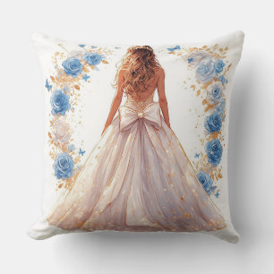 Cojín Decorativo Joven elegante con vestido formal