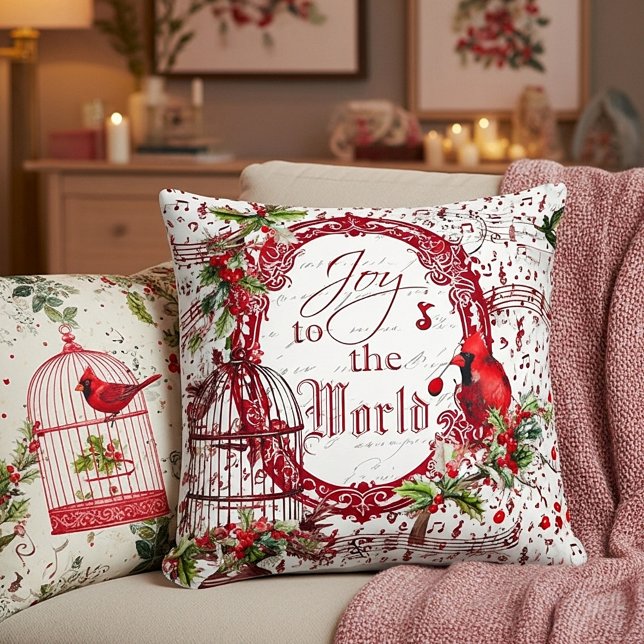 Cojín Decorativo Joy to the world throw pillow (Subido por el creador)